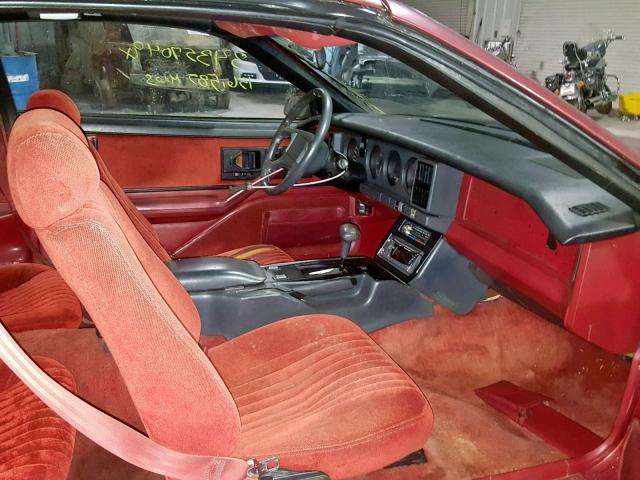 1G2FS21E9JL234295 - 1988 PONTIAC FIREBIRD RED photo 5