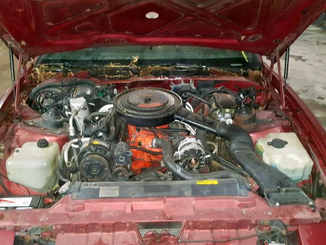 1G2FS21E9JL234295 - 1988 PONTIAC FIREBIRD RED photo 7