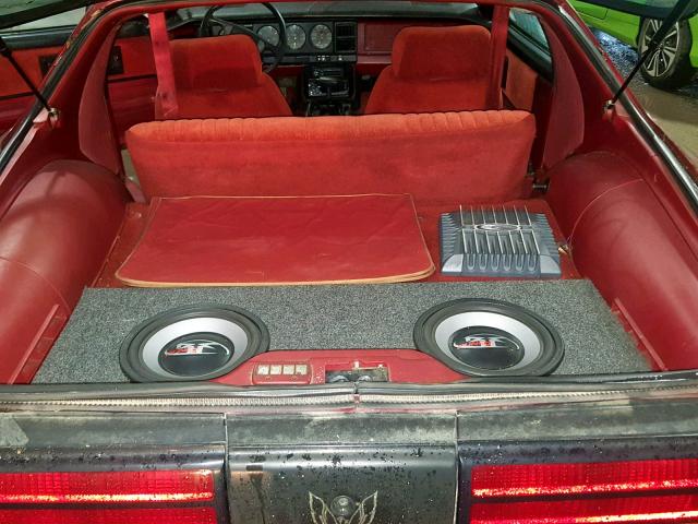 1G2FS21E9JL234295 - 1988 PONTIAC FIREBIRD RED photo 9