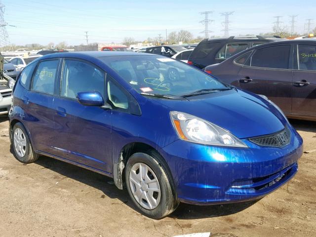 JHMGE8H37DC047008 - 2013 HONDA FIT BLUE photo 1