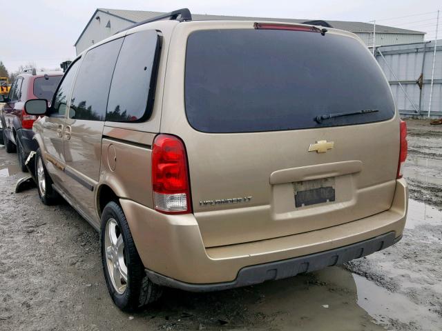 1GNDU33LX5D306255 - 2005 CHEVROLET UPLANDER L GOLD photo 3