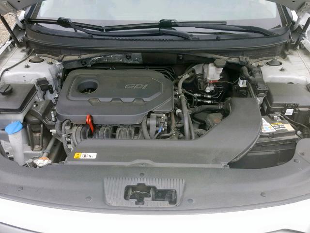 5NPE34AF4GH392887 - 2016 HYUNDAI SONATA SPO SILVER photo 7