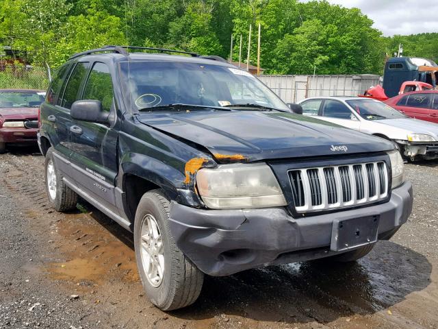 1J4GX48SX4C364447 - 2004 JEEP GRAND CHER BLACK photo 1