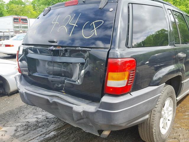 1J4GX48SX4C364447 - 2004 JEEP GRAND CHER BLACK photo 9