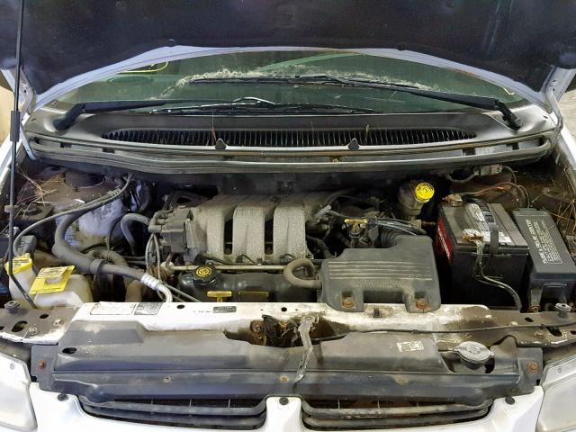 1B4GP44G2YB597366 - 2000 DODGE GRAND CARA WHITE photo 7