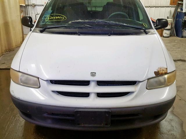 1B4GP44G2YB597366 - 2000 DODGE GRAND CARA WHITE photo 9