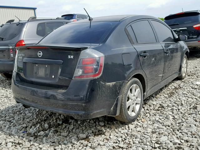 3N1AB6AP4BL663819 - 2011 NISSAN SENTRA 2.0 BLACK photo 4