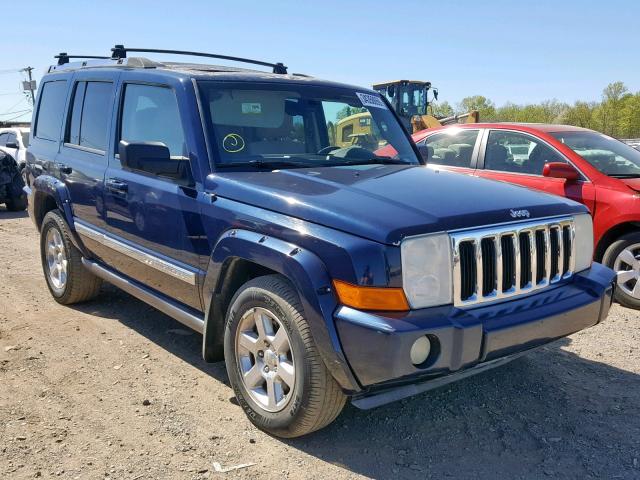 1J8HG58256C255017 - 2006 JEEP COMMANDER BLUE photo 1