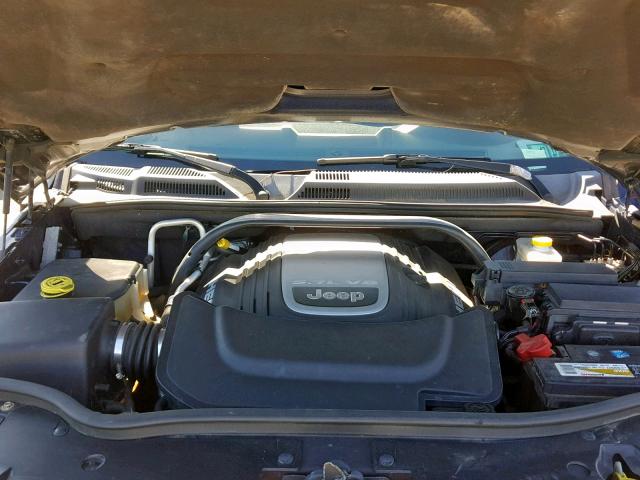 1J8HG58256C255017 - 2006 JEEP COMMANDER BLUE photo 7