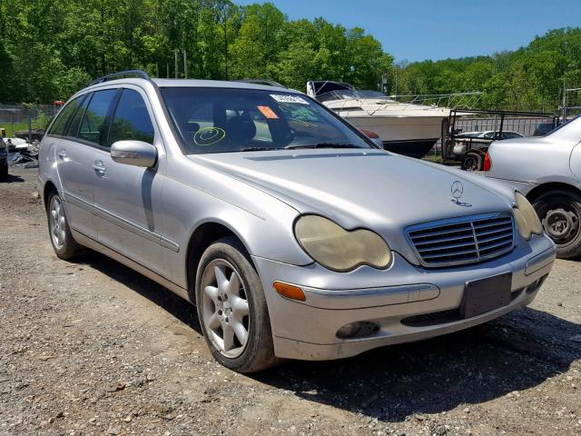 WDBRH81J84F455301 - 2004 MERCEDES-BENZ C 240 SPOR SILVER photo 1