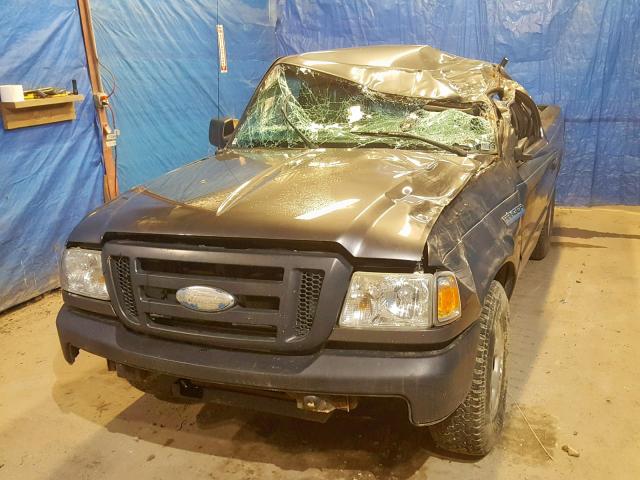 1FTYR10D59PA05944 - 2009 FORD RANGER GRAY photo 2