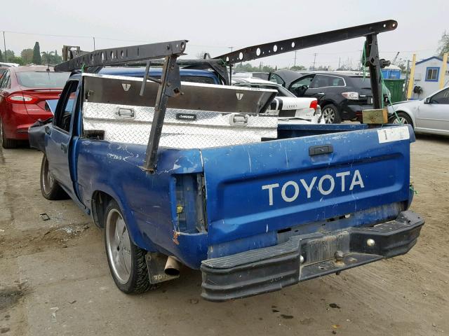 4TARN81A2PZ155505 - 1993 TOYOTA PICKUP 1/2 BLUE photo 3