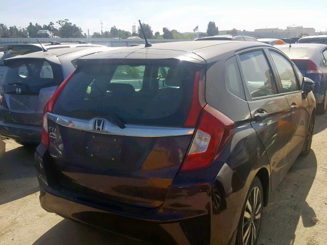 3HGGK5H89FM722249 - 2015 HONDA FIT EX PURPLE photo 4