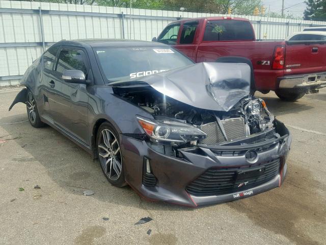 JTKJF5C76F3089873 - 2015 TOYOTA SCION TC ნაცრისფერი ფოტო 1