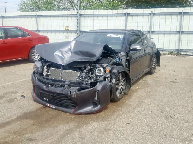 JTKJF5C76F3089873 - 2015 TOYOTA SCION TC ნაცრისფერი ფოტო 2