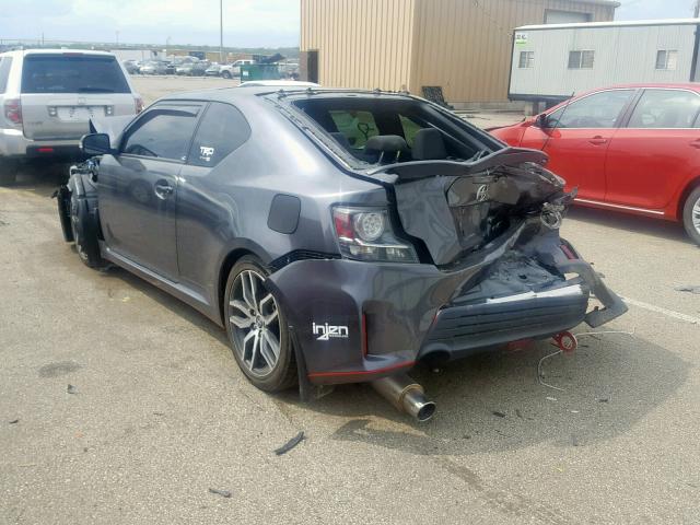 JTKJF5C76F3089873 - 2015 TOYOTA SCION TC ნაცრისფერი ფოტო 3