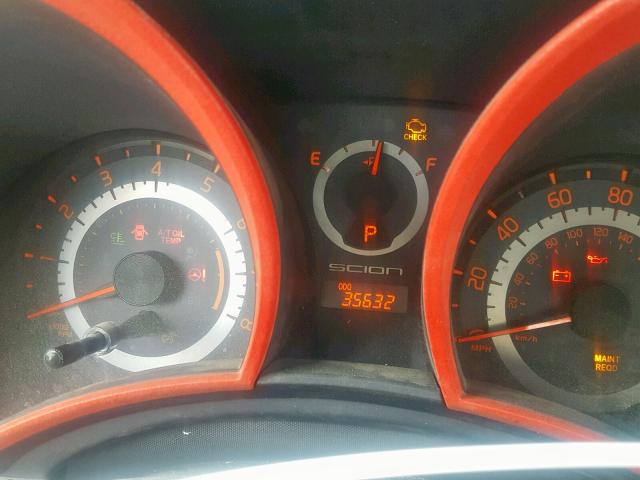 JTKJF5C76F3089873 - 2015 TOYOTA SCION TC ნაცრისფერი ფოტო 8