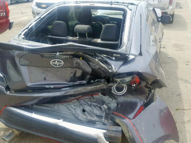 JTKJF5C76F3089873 - 2015 TOYOTA SCION TC ნაცრისფერი ფოტო 9