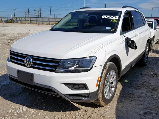 3VV3B7AXXKM032791 - 2019 VOLKSWAGEN TIGUAN SE WHITE photo 2