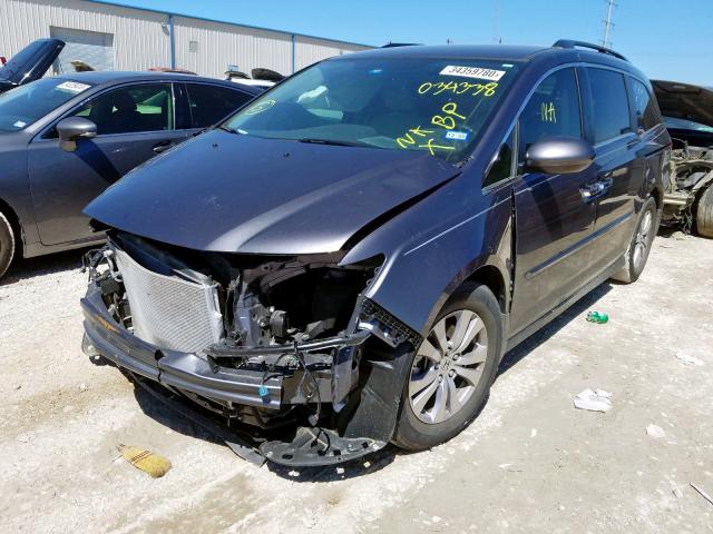 5FNRL5H3XGB034338 - 2016 HONDA ODYSSEY SE  photo 2