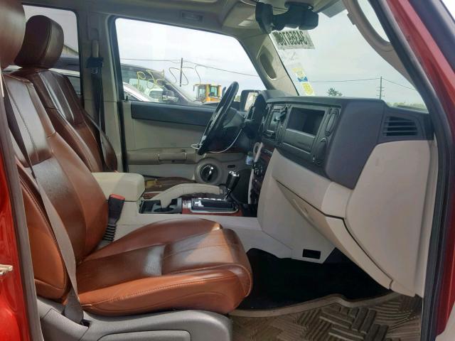 1J8HG58286C168292 - 2006 JEEP COMMANDER 勃艮第红 照片 5