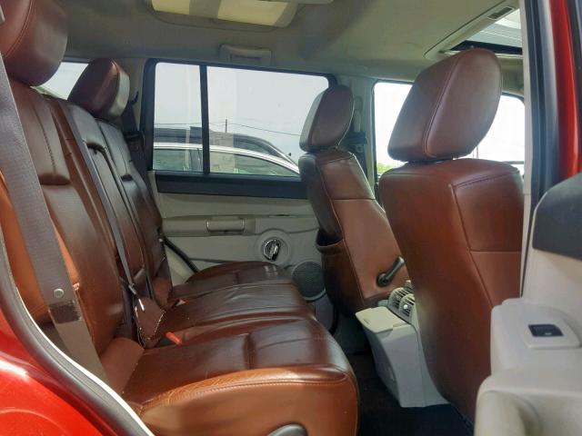 1J8HG58286C168292 - 2006 JEEP COMMANDER 勃艮第红 照片 6