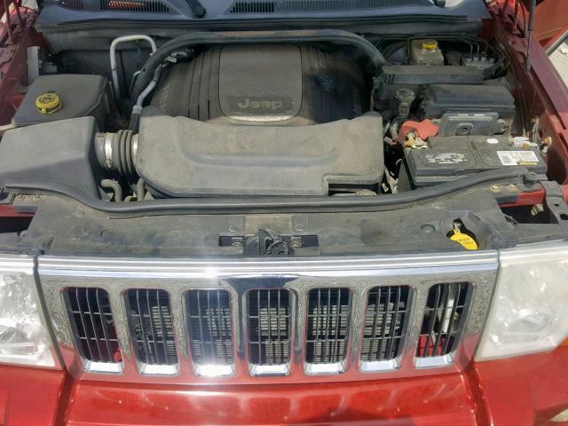 1J8HG58286C168292 - 2006 JEEP COMMANDER 勃艮第红 照片 7