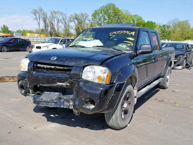 1N6ED29XX4C476702 - 2004 NISSAN FRONTIER C BLACK photo 2