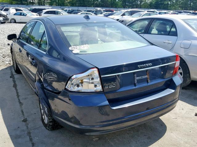 YV1AS982571032689 - 2007 VOLVO S80 3.2 BLUE photo 3