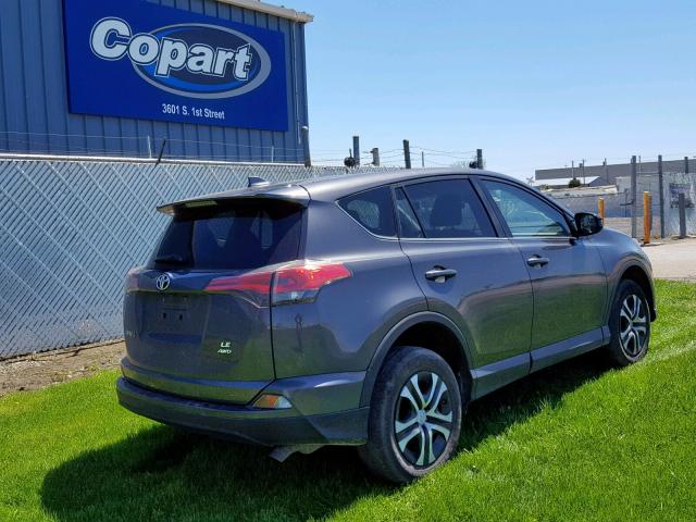 2T3BFREV0JW712120 - 2018 TOYOTA RAV4 LE GRAY photo 4