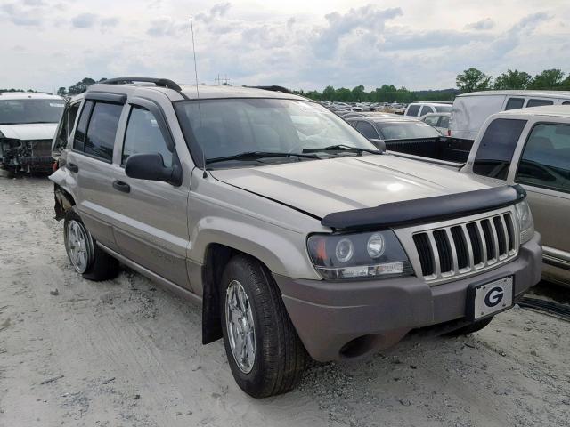 1J4GX48S04C178724 - 2004 JEEP GRAND CHER TAN photo 1