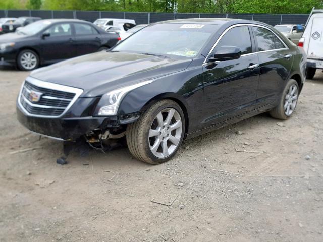 1G6AA5RX2F0102667 - 2015 CADILLAC ATS BLACK photo 2