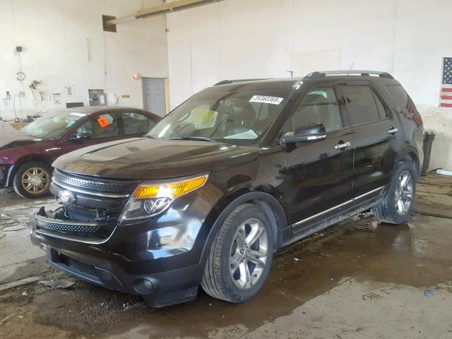 1FMHK8F87BGA58007 - 2011 FORD EXPLORER L BLACK photo 2