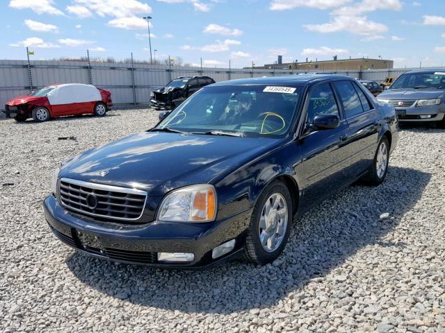 1G6KF57992U272781 - 2002 CADILLAC DEVILLE DT BLACK photo 2