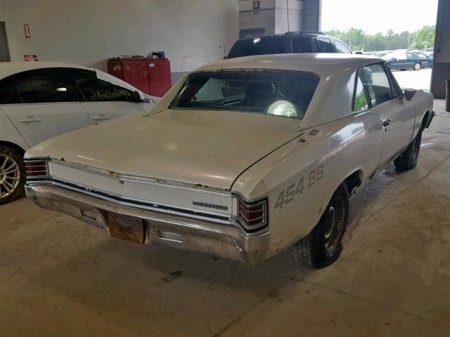 136177B200784 - 1967 CHEVROLET 2D WHITE photo 4