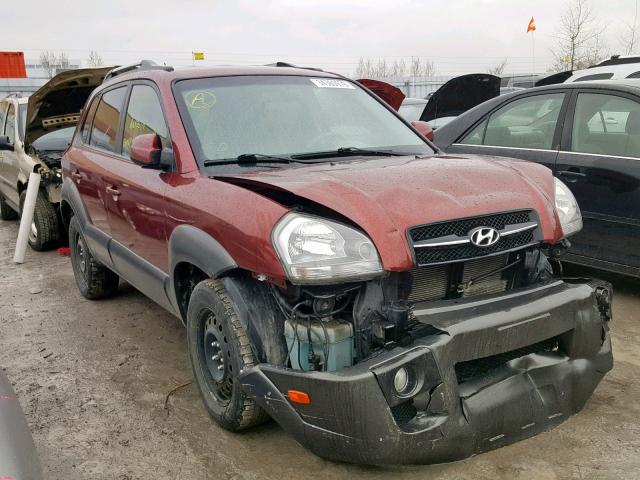 KM8JM12DX7U592956 - 2007 HYUNDAI TUCSON GL RED photo 1