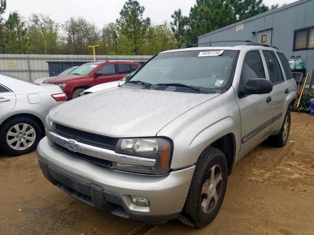 1GNDS13S042417845 - 2004 CHEVROLET TRAILBLAZER LS  photo 2