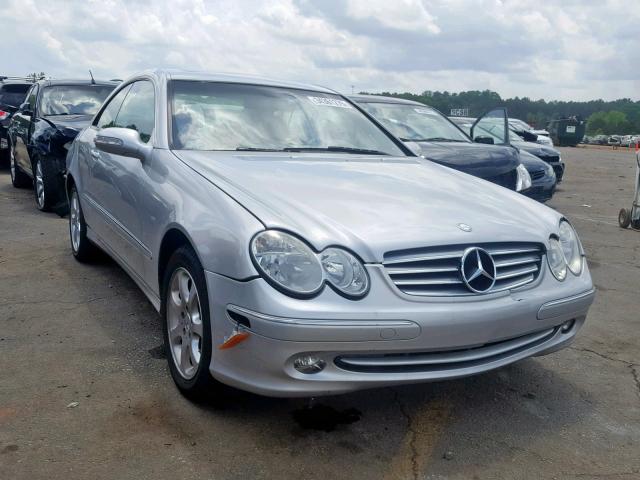 WDBTJ65J94F109976 - 2004 MERCEDES-BENZ CLK 320C SILVER photo 1