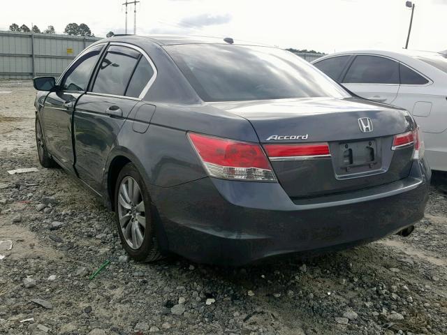 1HGCP2F86CA174785 - 2012 HONDA ACCORD EXL GRAY photo 3