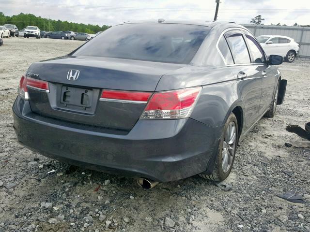 1HGCP2F86CA174785 - 2012 HONDA ACCORD EXL GRAY photo 4