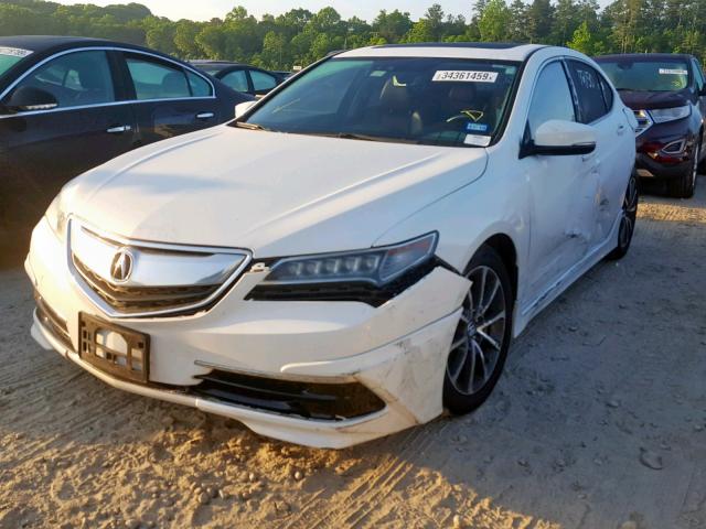 19UUB2F58FA000844 - 2015 ACURA TLX TECH WHITE photo 2