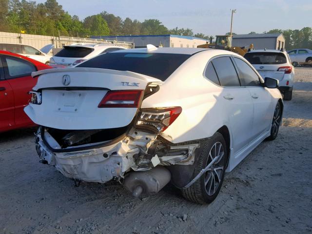 19UUB2F58FA000844 - 2015 ACURA TLX TECH WHITE photo 4