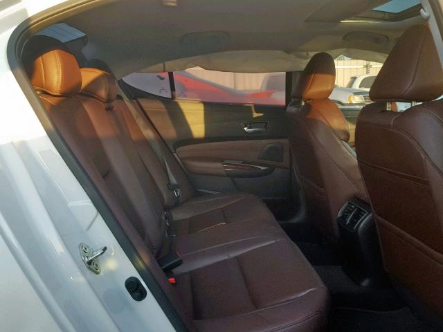 19UUB2F58FA000844 - 2015 ACURA TLX TECH WHITE photo 6