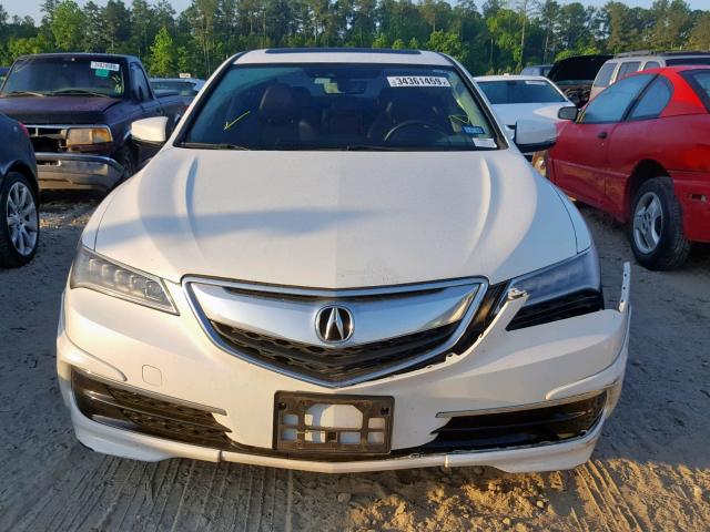 19UUB2F58FA000844 - 2015 ACURA TLX TECH WHITE photo 9
