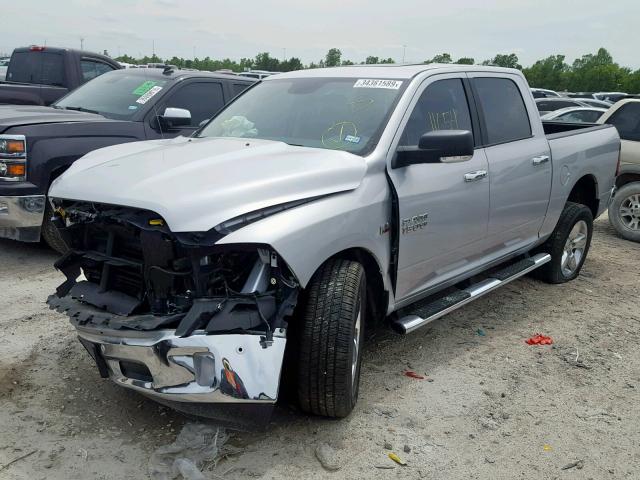 1C6RR7LT3HS690619 - 2017 RAM 1500 SLT SILVER photo 2