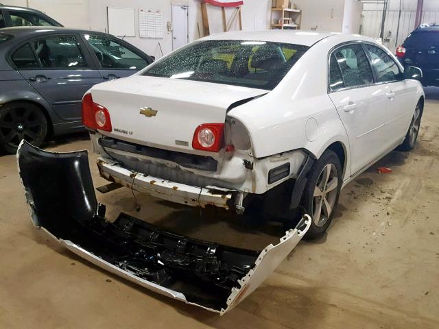 1G1ZC5EU1BF388260 - 2011 CHEVROLET MALIBU 1LT WHITE photo 4