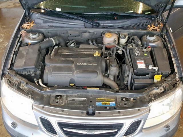 YS3FD49Y971125333 - 2007 SAAB 9-3 2.0T SILVER photo 7