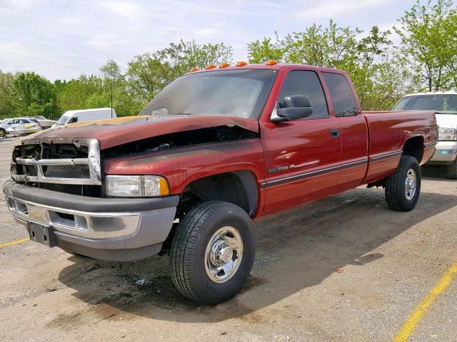 3B7KF23Z6VM537845 - 1997 DODGE RAM 2500 RED photo 2