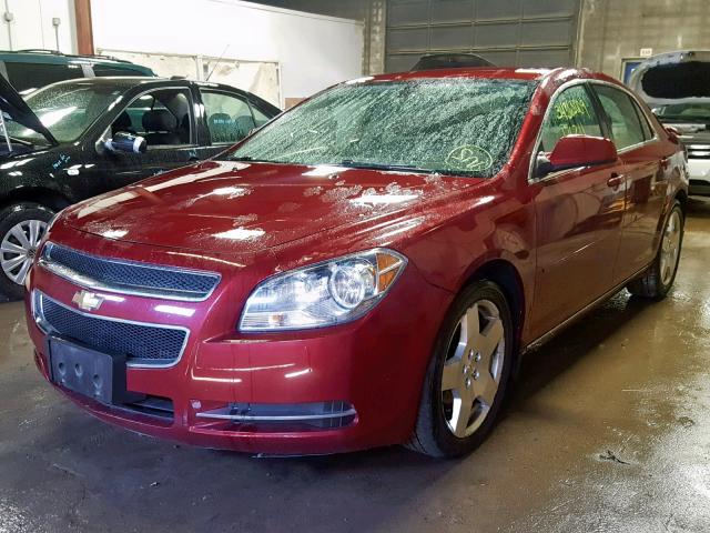 1G1ZD5E75AF222751 - 2010 CHEVROLET MALIBU 2LT MAROON photo 2