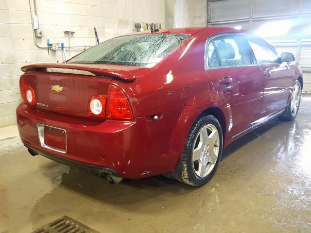 1G1ZD5E75AF222751 - 2010 CHEVROLET MALIBU 2LT MAROON photo 4